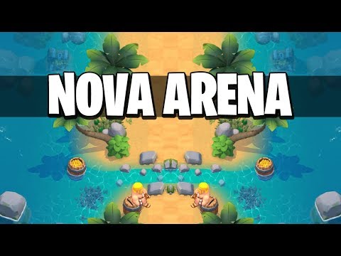 NOVA ARENA ILHA de PRAIA CONFIRMADA no CLASH ROYALE