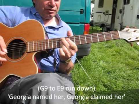 Sweet Georgia Brown - How to play the guitar chords, by Steve Poole