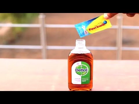 Don't mix Fevikwik Vs Dettol Shocking Results