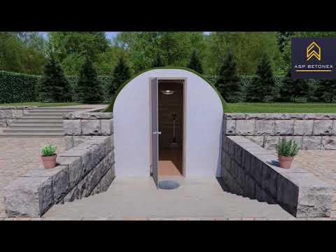 Piwniczka ziemianka Schron - gotowa betonowa