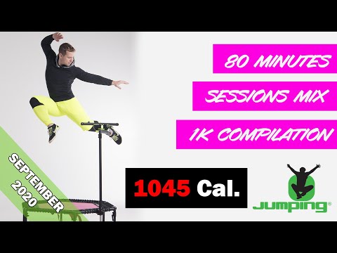 1045 KCAL 80 minutes Jumping® Fitness Compilation! Can you finish this? [VOICE CUEING]