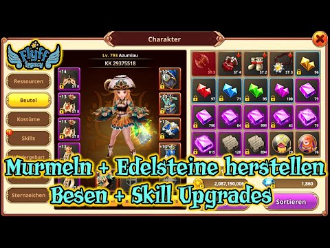 ⭐Let's Play Flyff Legacy 146 - Murmeln +  Edelsteine herstellen, Besen + Skill Upgrades⭐