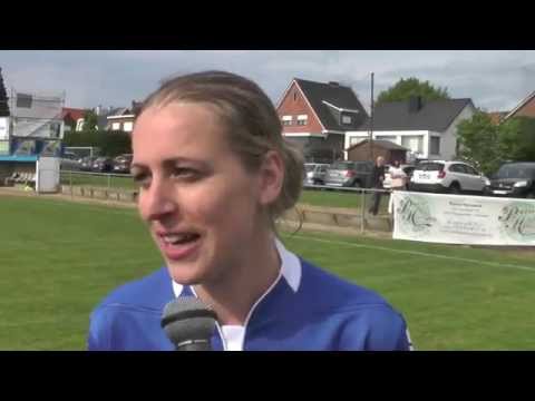 Els Alkemade na de wedstrijd Eva's Tienen - Lierse B op 26 04 2014
