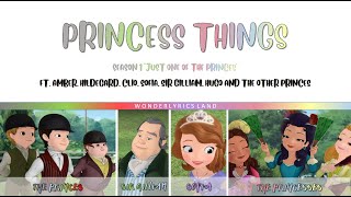 PRINCESS THINGS | COLOR CODED LYRICS |✨WONDERLYRICS LAND✨ |