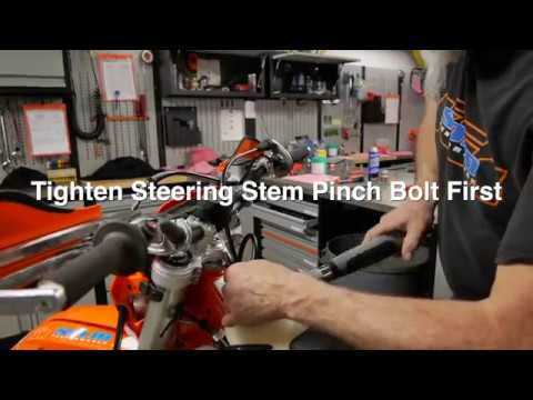 How to Tighten KTM Steering Neck Bearings