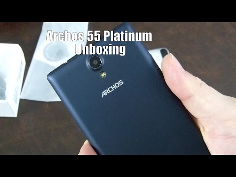 Archos 55 Platinum Unboxing