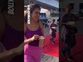 Sara Ali Khan Purple Outfit Sarakhan Shorts