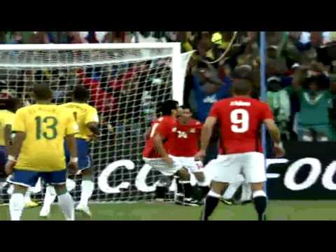 Brazil vs Egypt 4-3 Goals Highlights [Confederations Cup 2009]