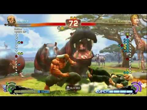 Bullcat [Gouken] vs chobixinco [Rufus] asahida [Cody] SSF4 Japanese Ranked - Xbox Live