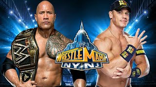 WWE The Rock Vs John Cena Wrestlemania 29 Highlights HD