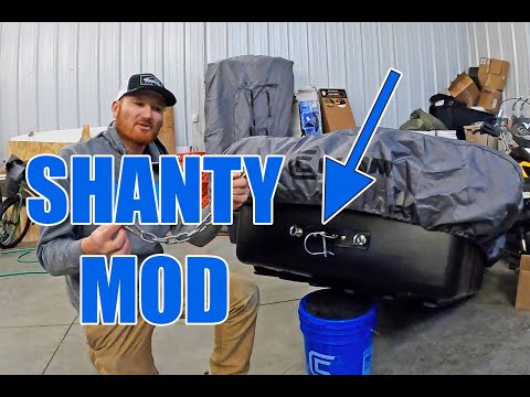 AWESOME and EASY Ice Shanty Modification