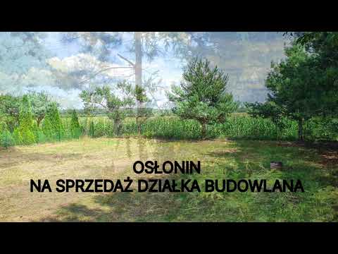 Osłonin - działka budowlana między dwoma jeziorami