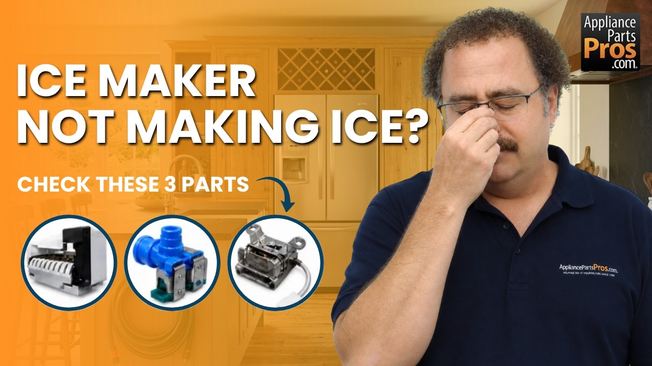 Refrigerator Ice Maker Not Working - Top 3 Reasons & Fixes - Kenmore, Whirlpool, Frigidaire & more