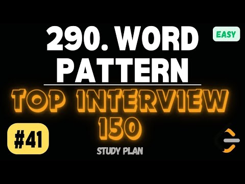 Leetcode 290 Word Pattern Walkthrough Java