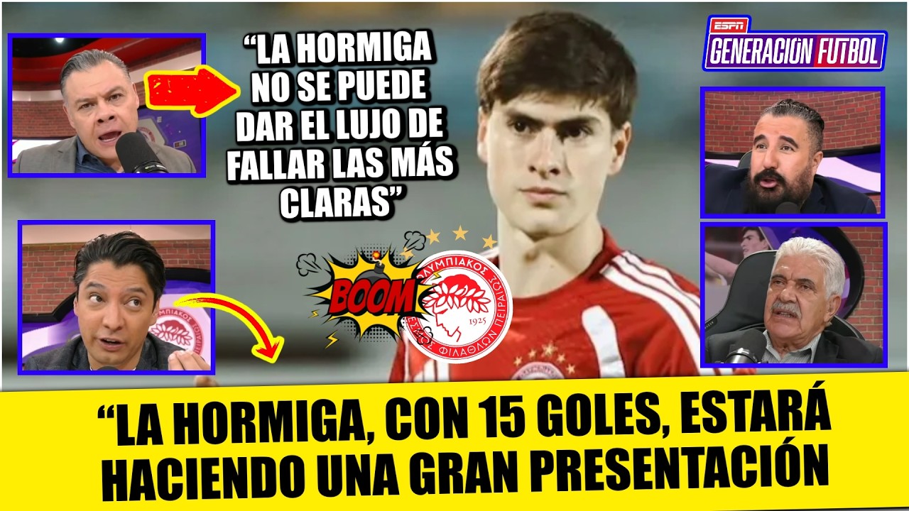 HORMIGA GONZALEZ firmó PRIMER DOBLETE con OLYMPIACOS ¿Sorprende su arranque en EUROPA? |Generación F