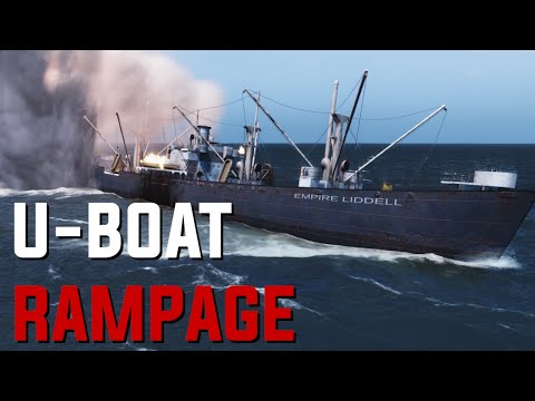 Atlantic Rampage! || UBOAT Gameplay.