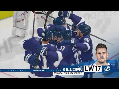 NHL 20 Season mode: New York Rangers vs Tampa Bay Lightning - (Xbox One HD) [1080p60FPS]