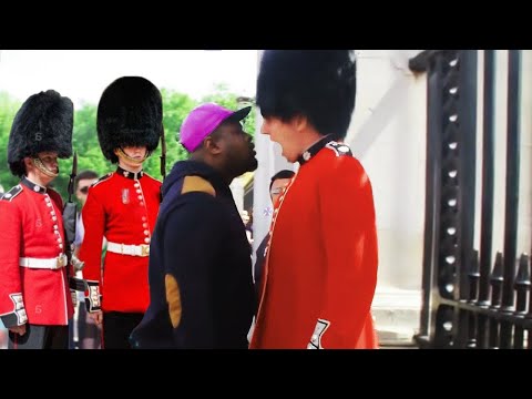 he tried to mess with a royal guard.. Video