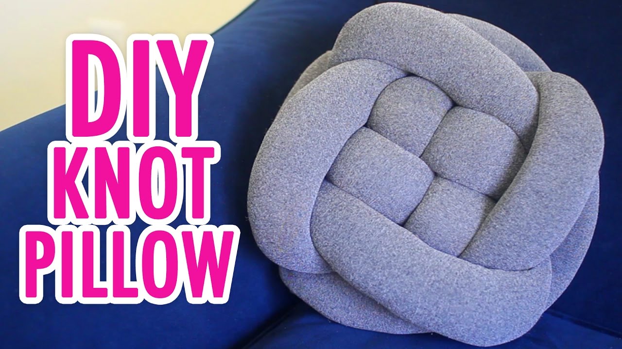 DIY Knot Pillow - HGTV Handmade thumnail