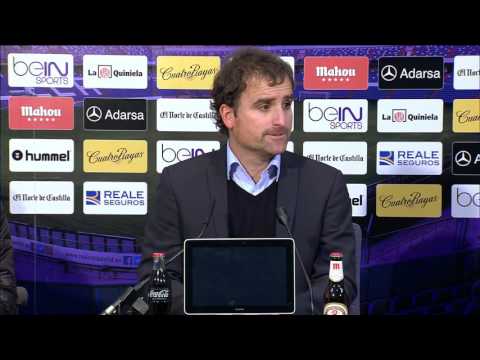 Rueda de prensa de Arrasate tras el Real Valladolid (2-2) CD Numancia