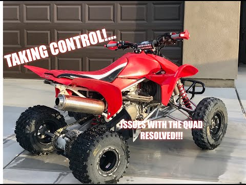 NEW! Renthal Bars and more on the TRX 450R!