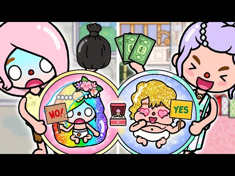 Skinny Girl and Fat Boy Married Since Birth | Toca Life Story | Toca Boca