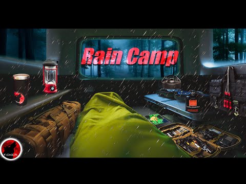 Car Camping in the Rain with No Tent