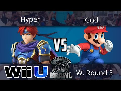 Gwinnet Brawl Sep 2017 - Hyper (Roy) vs iGod (Mario) - Smash 4 W. Round 3