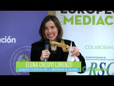 Medalla al Mérito Profesional a Elena Crespo Lorenzo