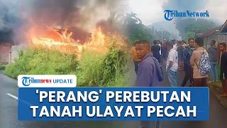 Pecah! Massa di Flores Timur Bakar Rumah Buntut Konflik Tanah Ulayat, Warga Panik Menyelamatkan Diri