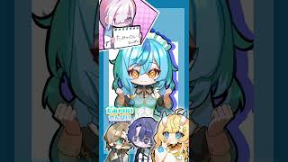 【手描き切り抜き】城瀬いすみのにじさんじ全員みゃ計画 #shorts 【にじさんじ / 叶 ・小柳 ロウ・珠乃井 ナナ・蝸堂 みかる・城瀬 いすみ