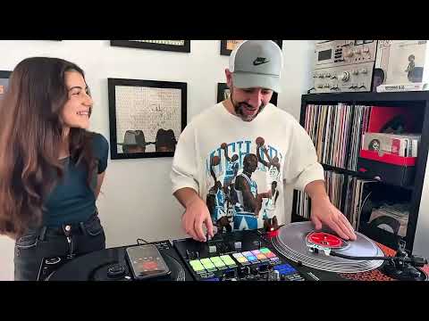 Scratch practice with @IAMDJMICHELLE  🎚️🔥 #djshock #djmichelle