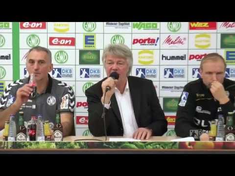 27.12.2014 GWD Minden - SG BBM Bietigheim // Pressekonferenz