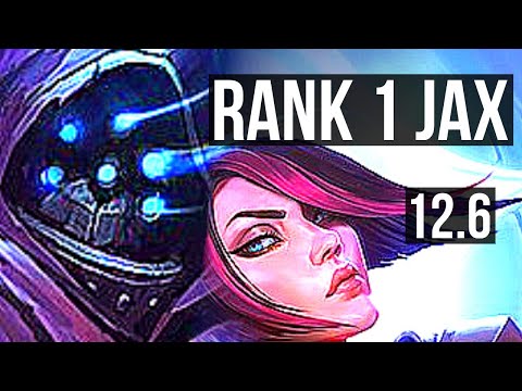 JAX vs FIORA (TOP) | Rank 1 Jax, Legendary, 10/3/7 | JP Grandmaster | 12.6