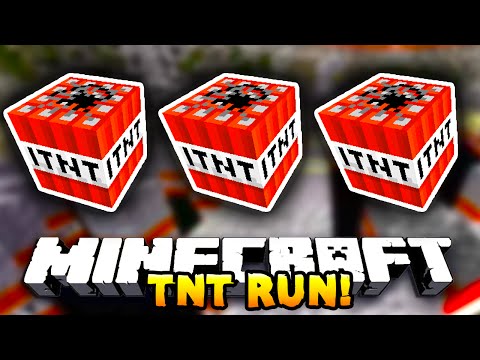 Minecraft TNT RUN! #1 "HACKERS?!" w/ TBNR SQUAD!