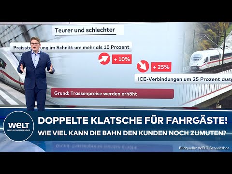 DEUTSCHE BAHN: Klatsche für Fahrgäste! Höhere Preise und weniger Verbindungen– Ist das noch tragbar?