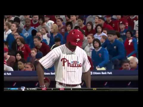 MLB 14 the show Franchise mode game 1 vs Mets May PS4