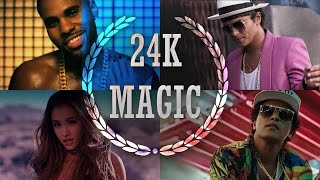 24K Magic – Mashup 2017 – (The Megamix) – Justin Bieber • AGrande & More (T10MO)