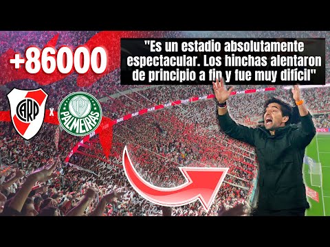 ⚡ASÍ RUGIÓ EL MONUMENTAL | ABEL FERREIRA SE RINDIÓ ANTE LA HINCHADA DE RIVER | River 1 Palmeiras 2