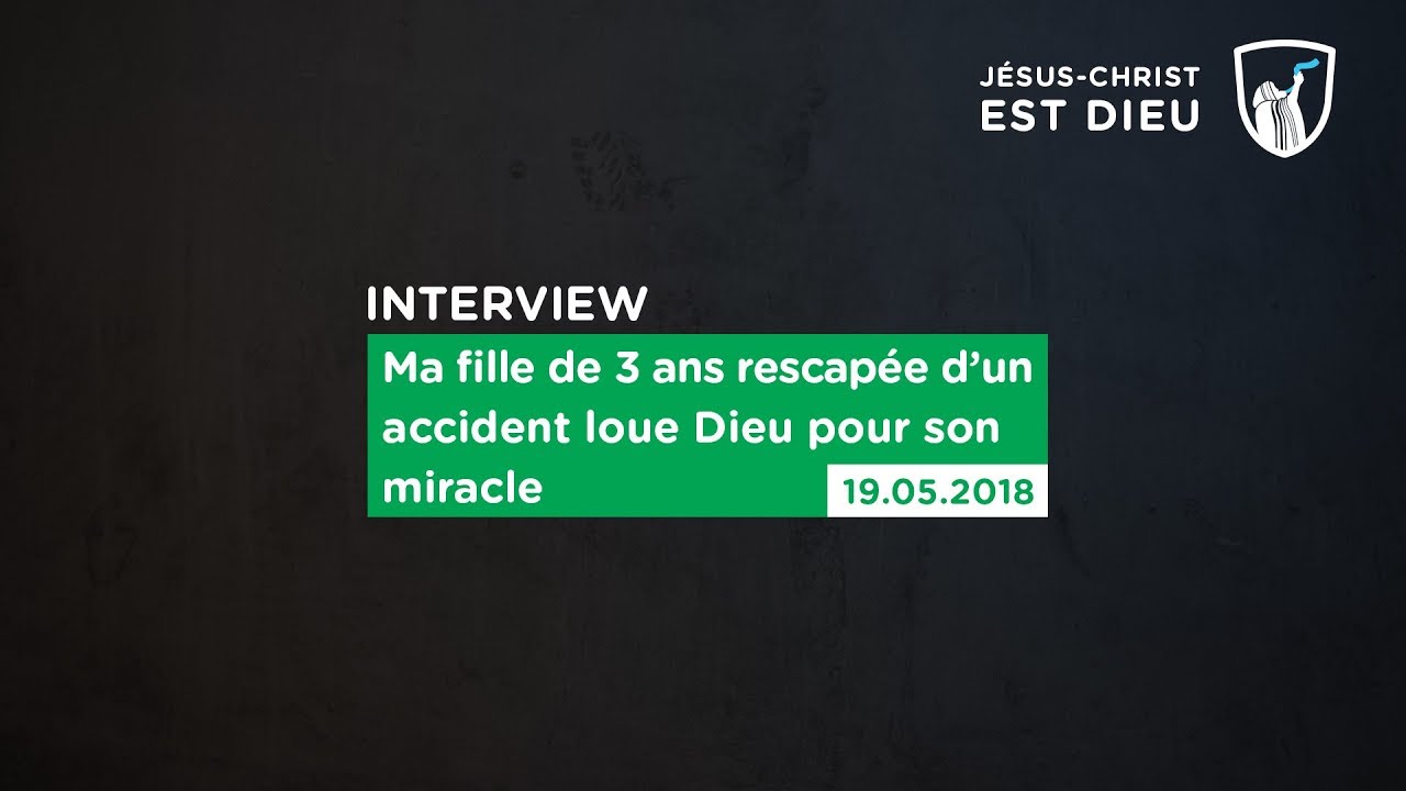 Thumbnail of video: Ma fille de 3 ans rescapée d'un accident loue Dieu pour son miracle - Interview
