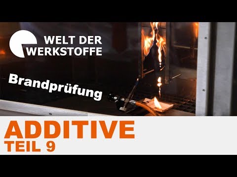 Plastics Additives, Part IX, Fire Tests