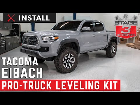 2016-2020 Toyota Tacoma Eibach Pro-Truck Stage 1 Lift System Install