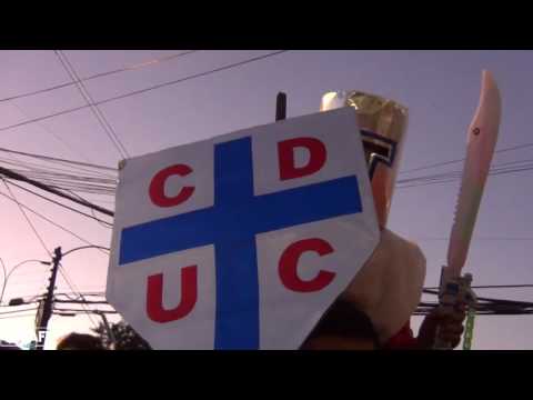 "Los Cruzados - Banderazo en Temuco  07/12/2016" Barra: Los Cruzados • Club: Universidad Católica