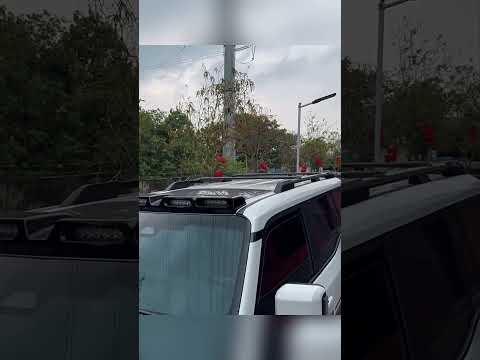 Roof Rack & Roof Mounted LED Light Bar for Toyota Land Cruiser Prado J250 LC250 2024-2025