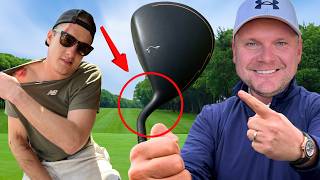 I Gave A HIGH HANDICAP GOLFER The STRAIGHTEST Driver EVER!