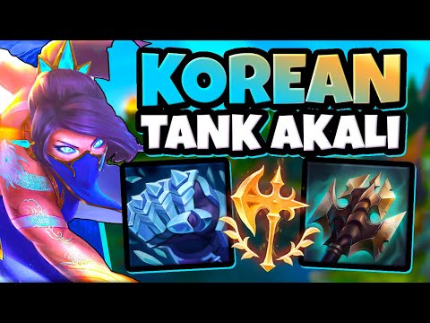 SECRET KOREAN BUILD, TANK AKALI IS AN ABSOLUTE MENACE