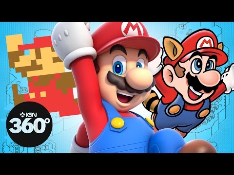 Every Super Mario Game Ever in 360 Video