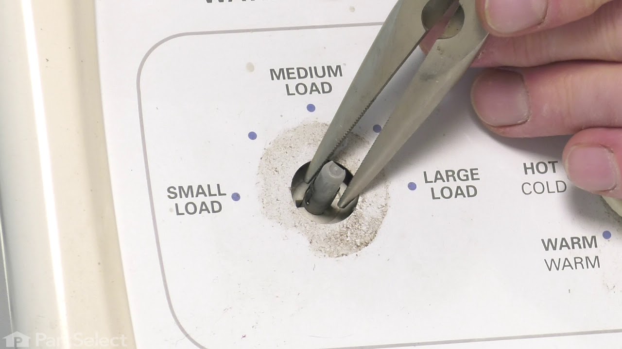 Replacing the Control Knob - White