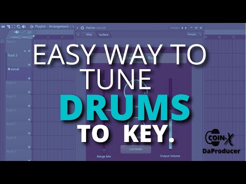 Drums - How To Tune kick Sample To The Key Of Your Track in FL Studio.