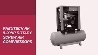 PneuTech RK 5-20HP Rotary Screw Air Compressors